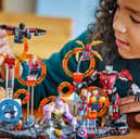 LEGO Marvel Avengers: Endgame Final Battle building set with nine minifigures and Thanos