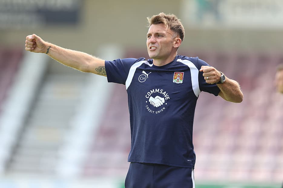 Hogg reflects on 'tough night' after contentious red card in Crawley draw