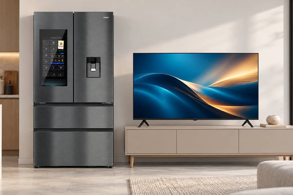 A selection of Haier fridge freezers will score you a free 43" TV - for a limited time only