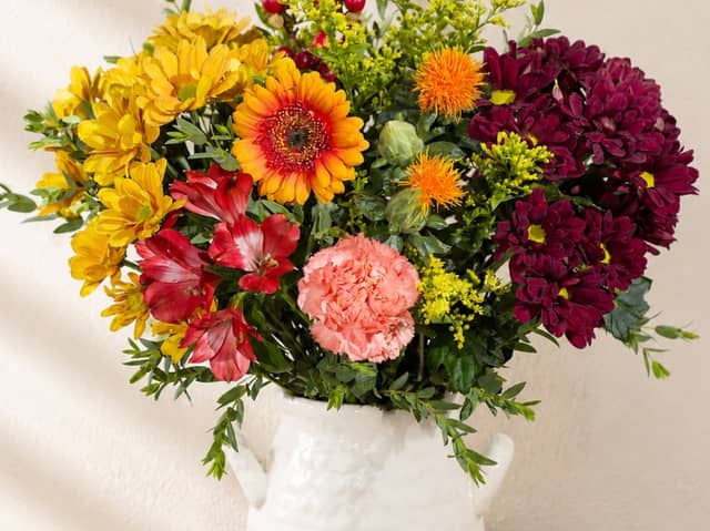 Bunches customers are praising this colourful autumn bouquet and saying it made the perfect gift