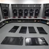 Inside the Cobblers dressing room at York