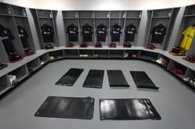 Inside the Cobblers dressing room at York