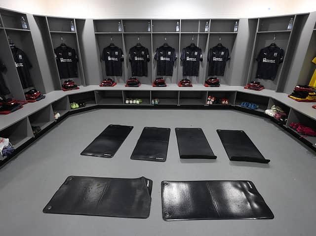 Inside the Cobblers dressing room at York