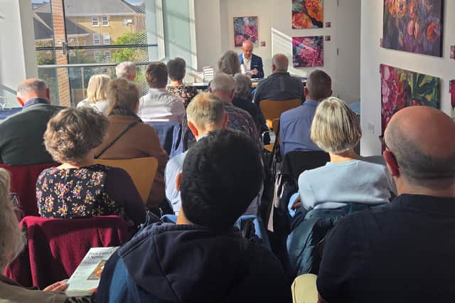 Around 40 people attended the book launch