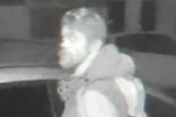 Police believe this man may have information about the recent theft from a car