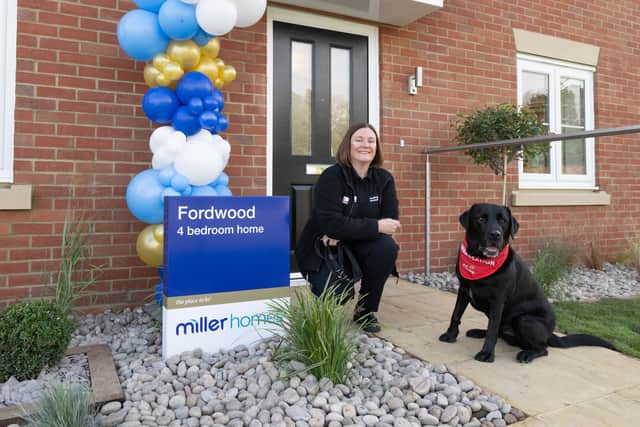 Medical Detection Dogs were invited to formally open one of Miller Homes South Midlands developments as its regional charity partner