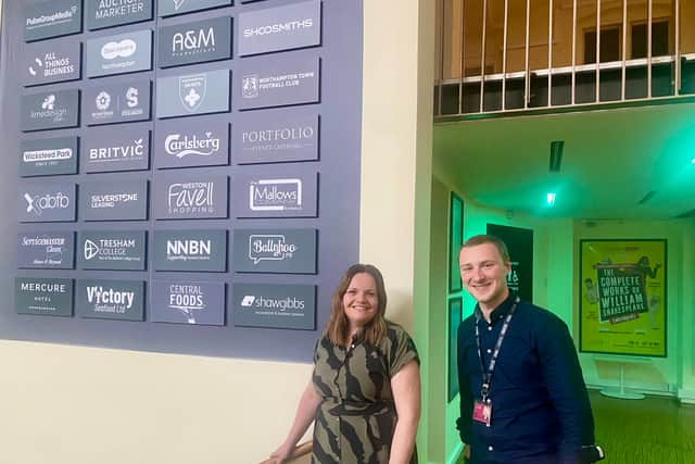 Emma Speirs of Ballyhoo PR and Chris Smith of Royal & Derngate