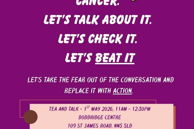 Support has arrived. 1/05/2026 join the Doddridge Centre Cancer Champions for a relaxed supportive atmosphere.