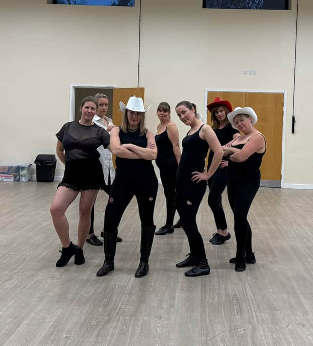 The CLICK Squad busy rehearsing for the event