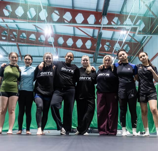 ONYX / ZR Team Northampton coaches guide women through fundamental BJJ techniques in a supportive, beginners-welcome session.
