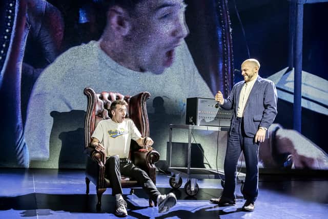 Derren Brown performing his Only Human tour. Photo by Pamela Raith Photography