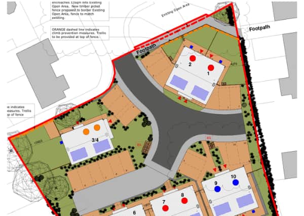 Kings Cliffe site plan