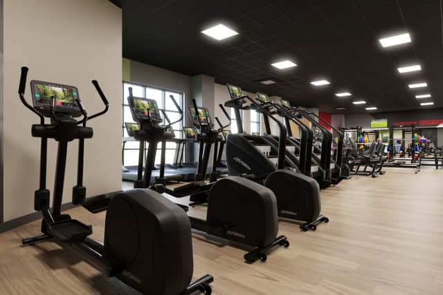 The gym is being extended at Danes Camp Leisure Centre