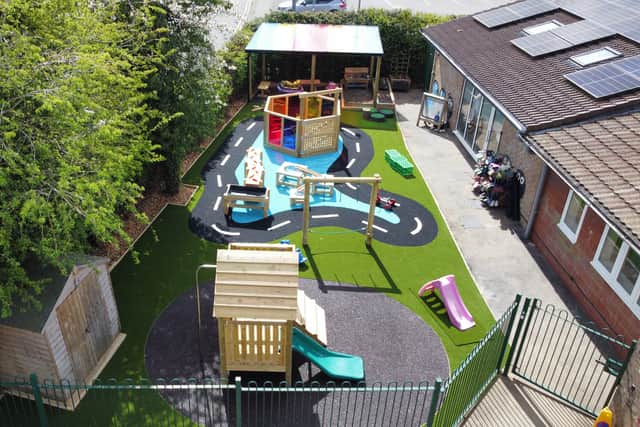 Danesholme Infant Academy's new outdoor area