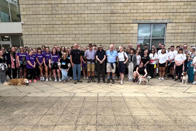 Participants in the Northampton Legal Walk 2025