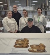 Moulton College students with their winning product, the Northamptonshire Scone.
