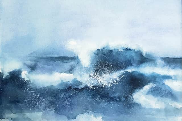 'Sea Spray' - one of the paintings to be displayed at The Shoosmith Gallery.