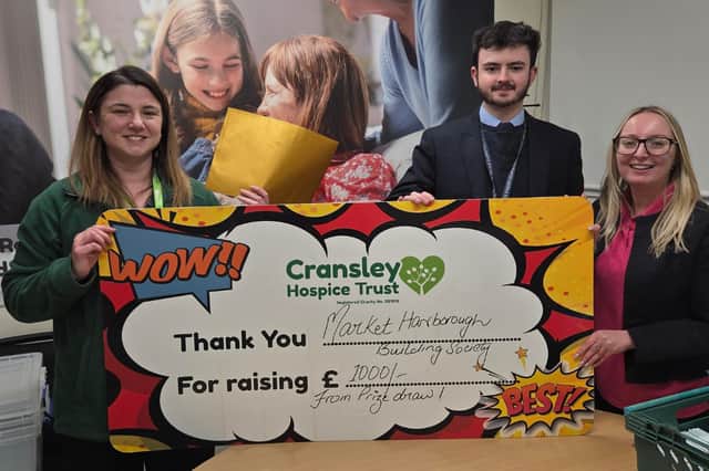 Toby Patterson, Branch Manager with a nominated charity