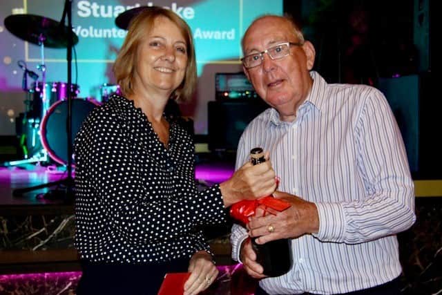 Stuart Lake – KGH Staff Choice Award – receiving his award