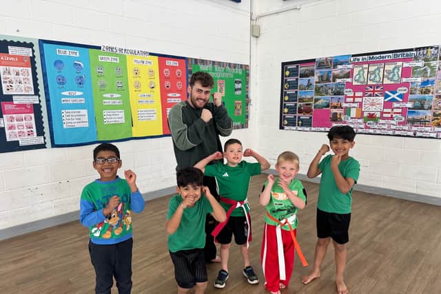 Proaction Martial Arts Mighty Monkeys participating in Mental Health Awareness Week.