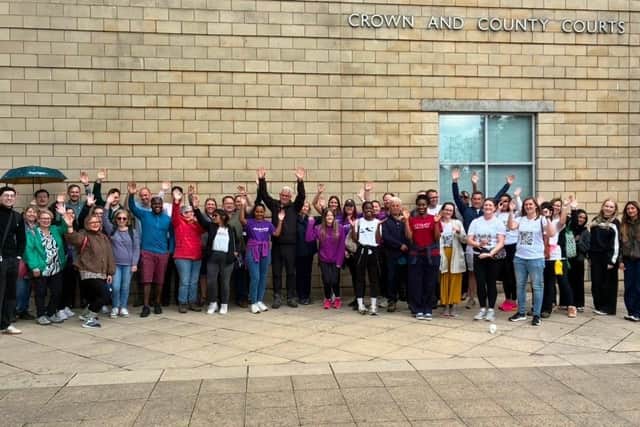 Participants in the Northampton Legal Walk 2026