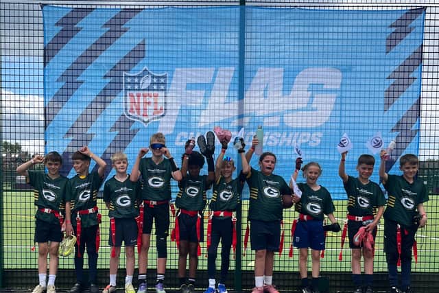 Parklands NFL Flag team in Manchester