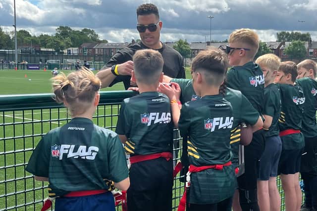 Parklands Pupils in Manchester at NFL National Finals 