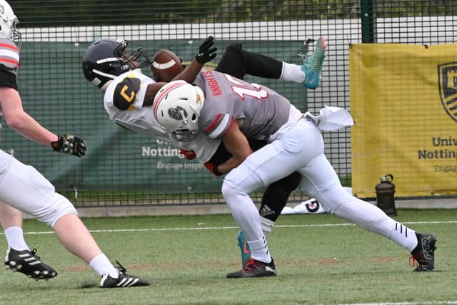 Huge hits and huge plays as American Football comes to town.