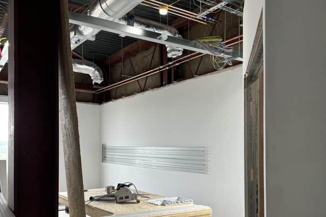 Under construction - the new ward at NGH