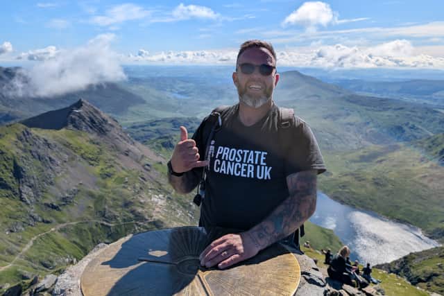 Peak fitness: Gerry McCory reaches top of Snowdon
