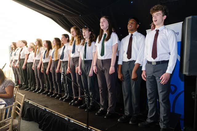 Montsaye’s Choir Perform for Guests at the Award Ceremony