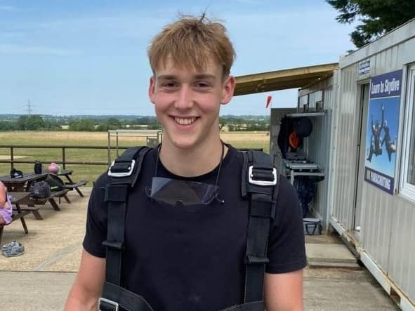 Joseph took the leap from 13,000 feet
