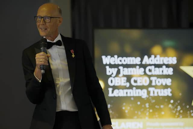 Jamie Clarke OBE, CEO Tove Learning Trust - Pride of Tove Awards