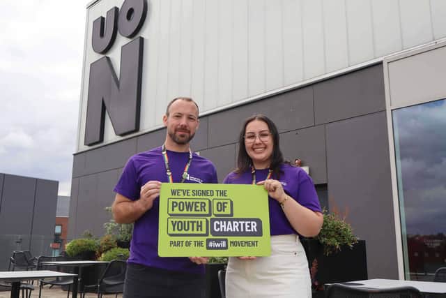 UON become first UK university to sign Power of Youth Charter.