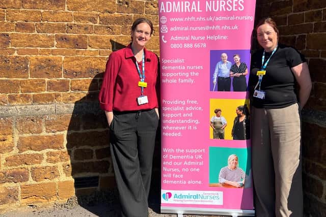 The service runs informal dementia drop-in sessions across Northamptonshire