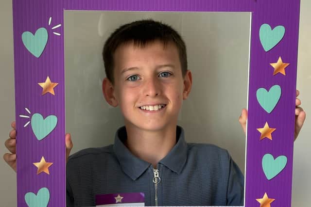Noah attended a ceremony in London to celebrate his award
