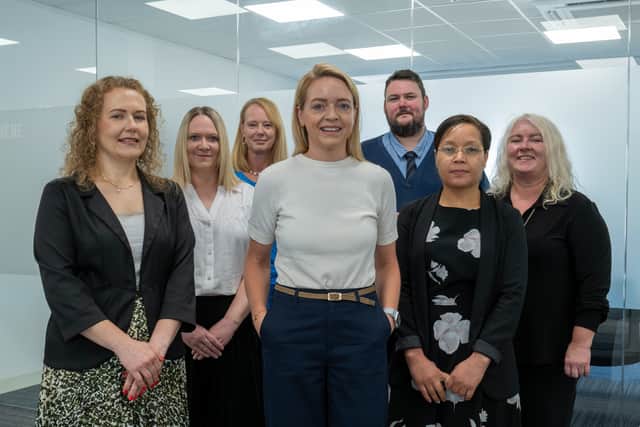 TC Group (SEM) Tax team left to right: Loreta Saeedzada - Tax Senior, Jennifer McGee - Senior Tax Project Coordinator, Elaine Chillingsworth - Tax Assistant Manager, Richard Cohen - Tax Assistant Manager, Regina Kampira - Tax Manager, and Debbie Ince - Director - Head of Tax