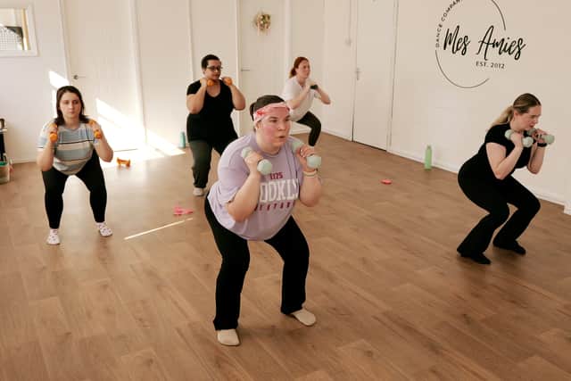 Strength & Conditioning class at Mes Amies Dance Company