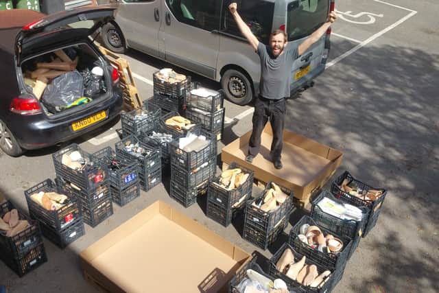 Leg up: all these prosthetics are destined for amputees in Africa.