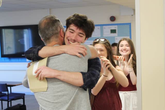 Max after opening his results.