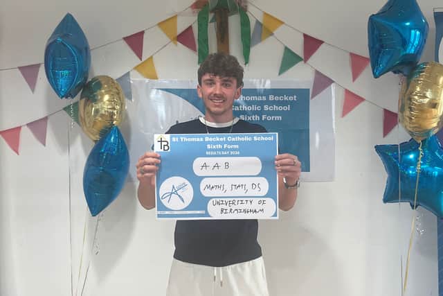 St Thomas Becket Sixth Form student celebrates great A.Level results