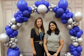 Dhruthi with Principal, Kim Bradley-Smith
