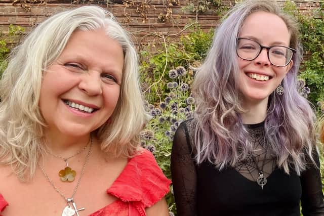 Poet Kezabelle Ambler and Bard of Northampton Willow Johns