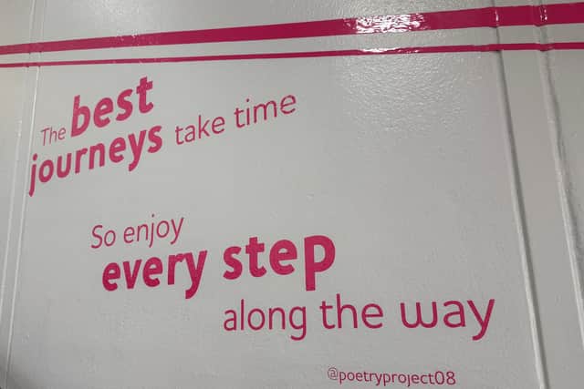 "The best journeys take time, so enjoy every step along the way"