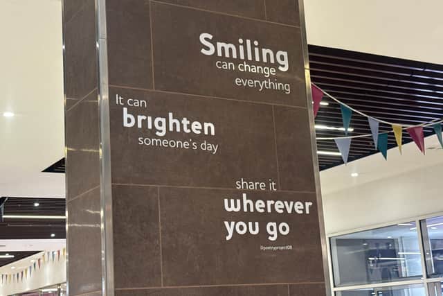 "Smiling can change everything. It can brighten someone's day. Share it wherever you go"