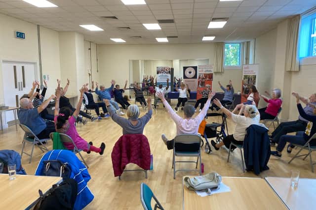 free seated excercise class is open to all