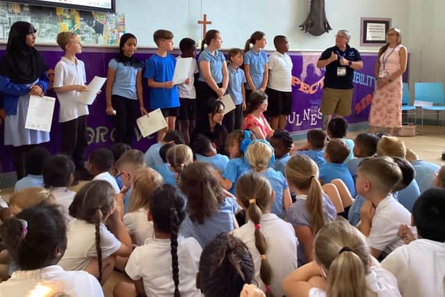 Children's at St James's CE primary school awarded BSL Level 1 under WingHandsBSL