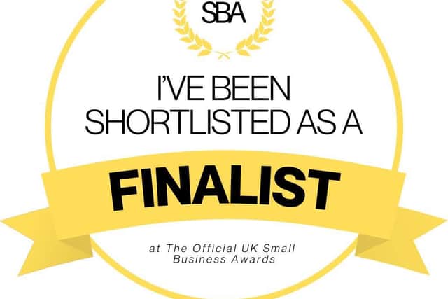 A really proud moment for me and my business. To be recognised as a finalist at The UK Small Business Awards is an incredible achievement, and something I’m genuinely so grateful for.