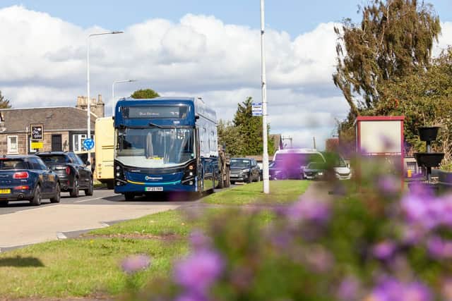 Stagecoach bus on the road