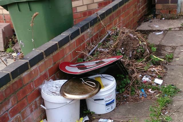 Fly-tipping in Semilong